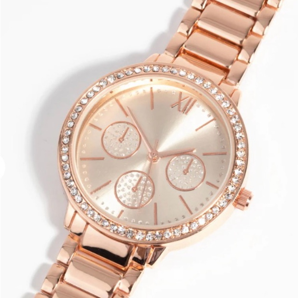 Beautiful ladies rose gold color chain link watch tCkPC21S
SR626